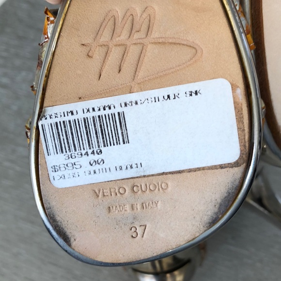 Massimo Dogana snake sandals size 7 - Picture 7 of 11